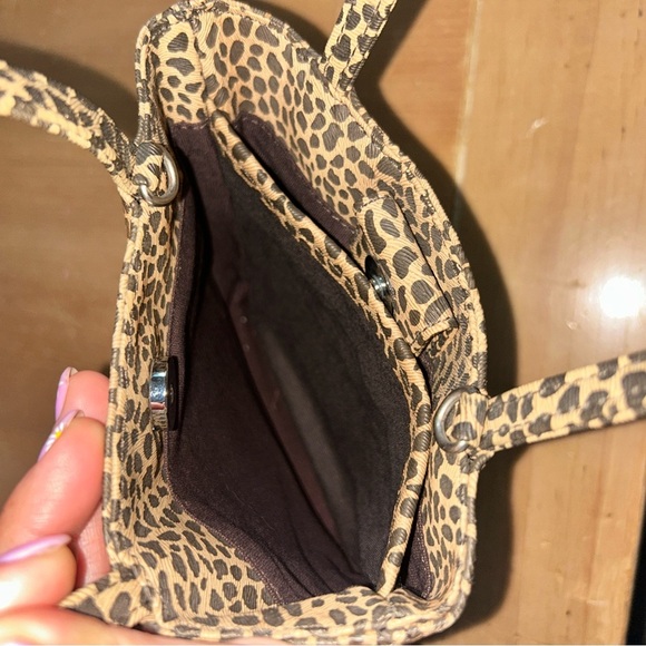 Vintage Nine West Leopard Print Mini Tote Bag - Picture 3 of 3